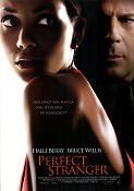 Perfect Stranger 2007 poster Halle Berry Bruce Willis James Foley