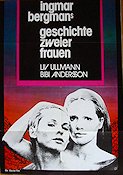 Persona 1966 poster Liv Ullmann Bibi Andersson Margaretha Krook Gunnar Björnstrand Ingmar Bergman Kultfilmer