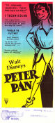 Peter Pan 1953 poster Bobby Driscoll Clyde Geronimi Text: JM Barrie Animerat Barn