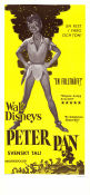 Peter Pan 1953 poster Bobby Driscoll Clyde Geronimi Text: JM Barrie Animerat Barn