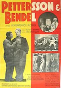 Pettersson och Bendel 1933 poster Adolf Jahr Semmy Friedmann Isa Quensel