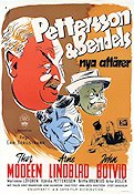 Pettersson och Bendels nya affärer 1945 poster Thor Modéen John Botvid Arne Lindblad Hjördis Petterson