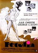 Petulia 1968 poster Julie Christie George C Scott Richard Chamberlain Richard Lester
