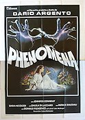 Phenomena 1985 poster Dario Argento Jennifer Connelly