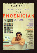 The Phoenician Scheme 2025 poster Benicio Del Toro Truman Hanks Steve Park Wes Anderson