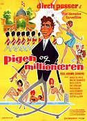 Pigen og millionaeren 1965 poster Dirch Passer Birgitte Price Danmark
