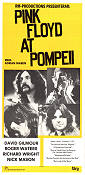 Pink Floyd at Pompeii 1978 poster Pink Floyd David Gilmour Roger Waters Richard Wright Nick Mason Adrian Maben Rock och pop