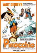 Pinocchio 1940 poster Norman Ferguson Text: Carlo Collodi Animerat