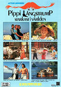 Pippi Långstrump starkast i världen 1988 poster Ken Annakin
