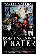 Pirater 1986 poster Walter Matthau Roman Polanski