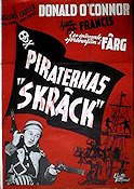 Piraternas skräck 1952 poster Donald O´Connor