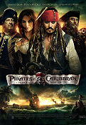 Pirates of the Caribbean On Stranger Tides 2011 poster Johnny Depp Penelope Cruz Rob Marshall