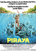 Piraya 1978 poster Bradford Dillman Barbara Steele Joe Dante Strand Fiskar och hajar