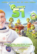 Planet 51 2009 poster Robert Gustafsson Jorge Blanco Animerat