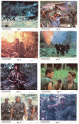 Platoon 1986 lobbykort Charlie Sheen Tom Berenger Willem Dafoe Oliver Stone Krig