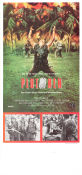 Plutonen 1986 poster Charlie Sheen Tom Berenger Willem Dafoe Keith David Forest Whitaker Johnny Depp Oliver Stone Krig