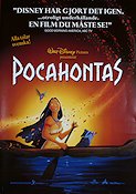Pocahontas 1995 poster Mel Gibson Mike Gabriel