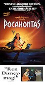 Pocahontas 1995 poster Mel Gibson Mike Gabriel Animerat