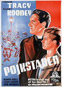 Pojkstaden 1939 poster Spencer Tracy Mickey Rooney Norman Taurog