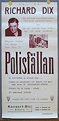 Polisfällan 1936 poster Richard Dix Poliser