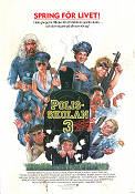 Polisskolan 3 1986 poster Steve Guttenberg Bubba Smith David Graf Jerry Paris Poliser