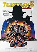 Polisskolan 6 1989 poster Bubba Smith David Graf Michael Winslow Peter Bonerz Poliser