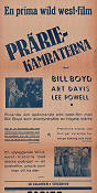Präriekamraterna 1942 poster Bill Boyd Art Davis Lee Powell Sam Newfield