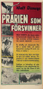 Prärien som försvinner 1954 poster Winston Hibler James Algar Filmbolag: Walt Disney Dokumentärer