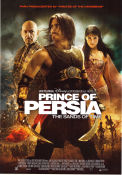 Prince of Persia: The Sands of Time 2010 poster Jake Gyllenhaal Gemma Arterton Ben Kingsley Mike Newell Svärd och sandal