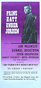Prins Hatt under jorden 1963 poster Jan Malmsjö