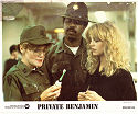 Private Benjamin 1980 lobbykort Goldie Hawn Eileen Brennan Armand Assante Howard Zieff Krig