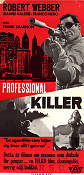 Professional Killer 1967 poster Robert Webber Franco Nero Jeanne Valerie Frank Shannon Vapen