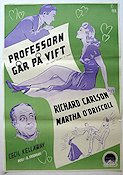 Professorn går på vift 1943 poster Richard Carlson