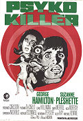 Psyko killer 1968 poster George Hamilton Suzanne Pleshette Byron Haskin