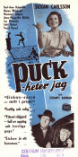 Puck heter jag 1951 poster Sickan Carlsson Karl-Arne Holmsten Povel Ramel John Botvid Schamyl Bauman