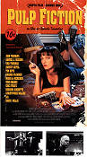 Pulp Fiction 1994 poster John Travolta Bruce Willis Uma Thurman Quentin Tarantino Kultfilmer