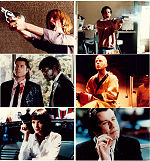 Pulp Fiction 1994 stora filmfoton John Travolta Quentin Tarantino