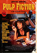 Pulp Fiction VHS 1994 video poster John Travolta Quentin Tarantino