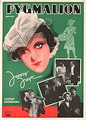 Pygmalion 1937 poster Jenny Jugo Erich Engel Eric Rohman art