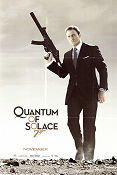 Quantum of Solace 2008 poster Daniel Craig Olga Kurylenko Mathieu Amalric Marc Forster