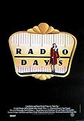 Radio Days 1987 poster Mia Farrow Dianne Wiest Mike Starr Woody Allen