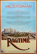Ragtime 1982 poster James Cagney Elizabeth McGovern Howard E Rollins Jr Milos Forman
