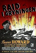 Raid i gryningen 1953 poster Trevor Howard Richard Attenborough Krig