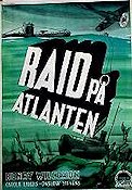 Raid på Atlanten 1944 poster Henry Wilcox Krig