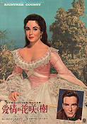 Raintree County 1957 poster Elizabeth Taylor Montgomery Clift Edward Dmytryk