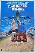 Raka spåret till Chicago 1988 poster Steve Martin John Candy John Hughes Resor