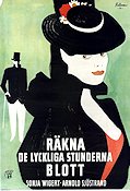Räkna de lyckliga stunderna blott 1944 poster Sonja Wigert