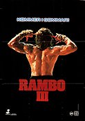 Rambo 3 1988 poster Sylvester Stallone Richard Crenna Marc de Jonge Peter MacDonald Berg