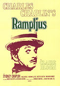 Rampljus 1952 poster Claire Bloom Nigel Bruce Buster Keaton Charlie Chaplin Cirkus