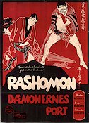 Rashomon demonernas port 1950 poster Toshiro Mifune Machiko Kyo Masayuki Mori Akira Kurosawa Asien